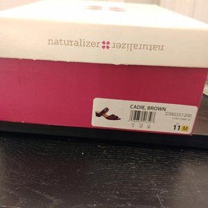 Naturalizer Brown Leather Sandal